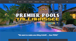 Desktop Screenshot of premierpoolstallahassee.com