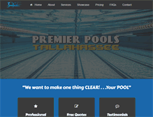 Tablet Screenshot of premierpoolstallahassee.com